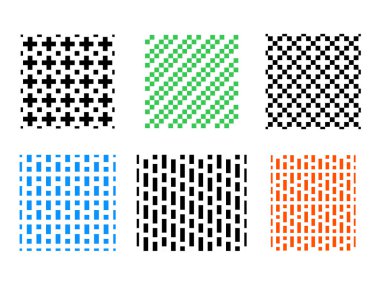 Beyaz, vektör üzerinde sorunsuz piksel deseni kümesi