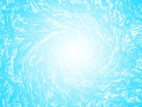 Langit Biru Spiral Dengan Cahaya Matahari Latar Belakang Surga — Stok Foto