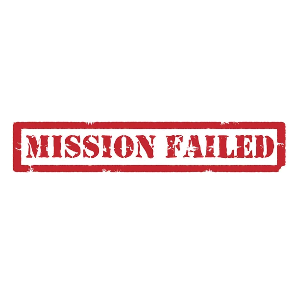 ミッション失敗した記号 — ストックベクタ
