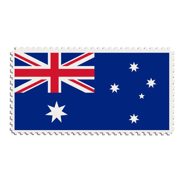 Sello bandera australiana — Vector de stock