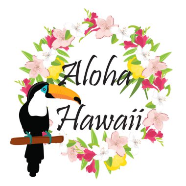 Aloha hawaii vektör