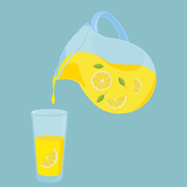 Limon limonata vektör