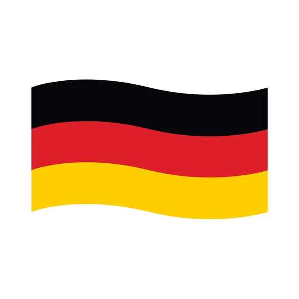 Alemanha Vetor de bandeira —  Vetores de Stock