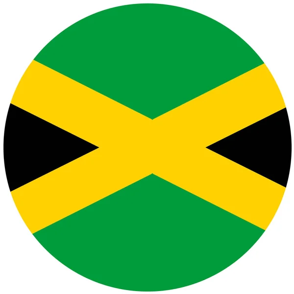Vlag jamaica vector — Stockvector