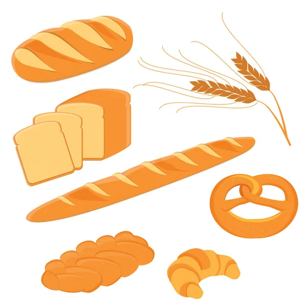 Домашній хліб колекції — стоковий вектор