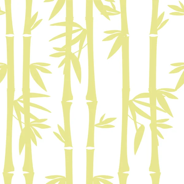 Nahtloses Muster aus Bambus — Stockvektor
