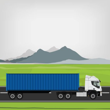 Kargo kamyonu vektör