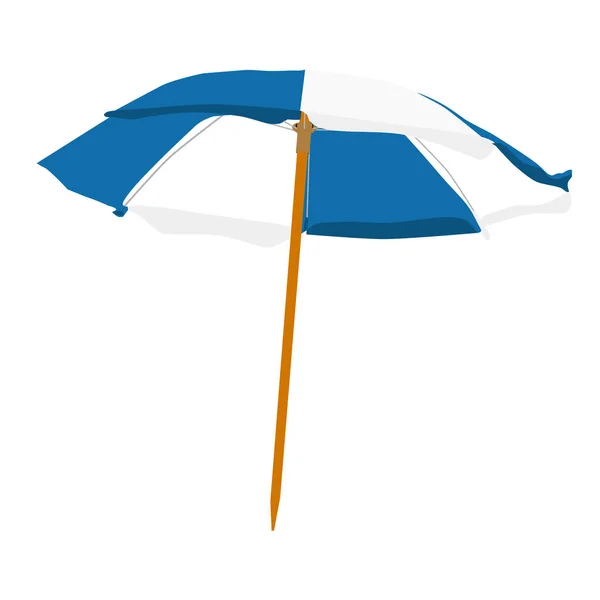 Beach umbrella vector — Stock Vector