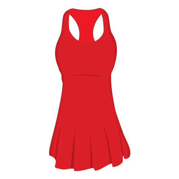 Tenis vestido vector — Vector de stock