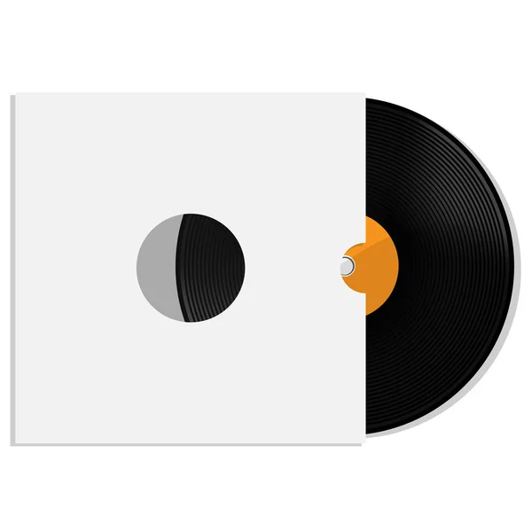 Vinyl record vector — Stock Vector