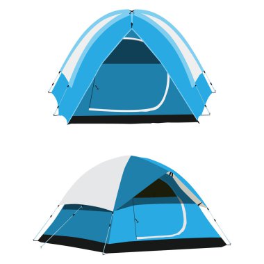 Kamp çadır vektör