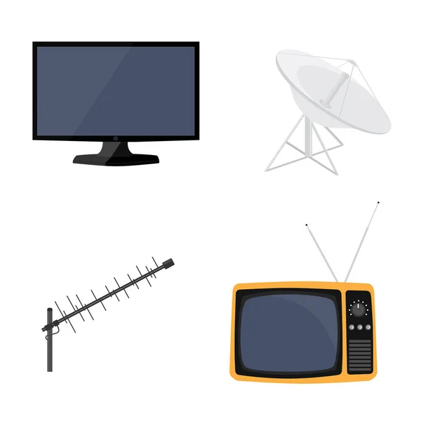 Vetor de tv set — Vetor de Stock