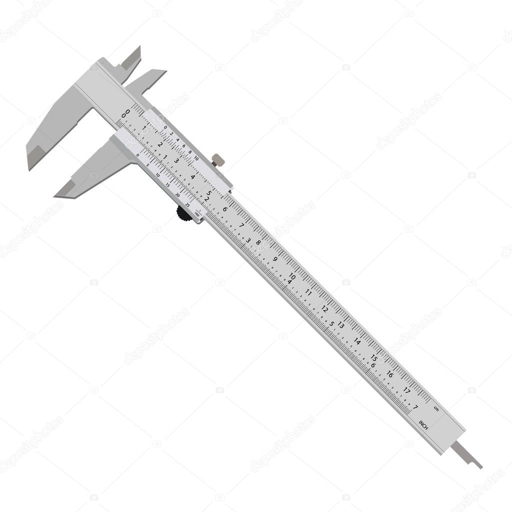 Vernier caliper vector