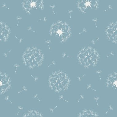 Karahindiba desenli kusursuz desen