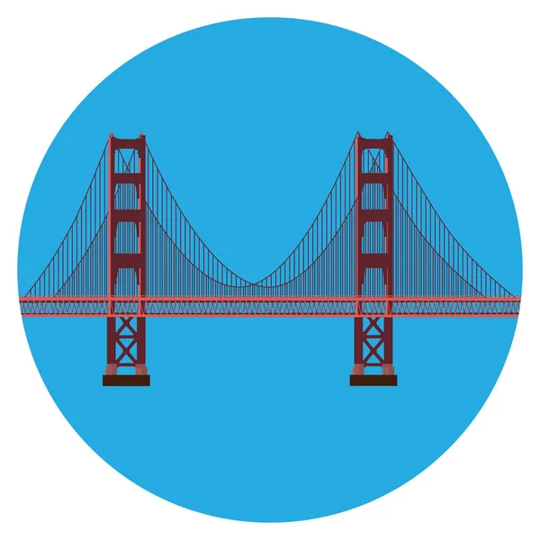 Golden Gate bridge — Stock Vector