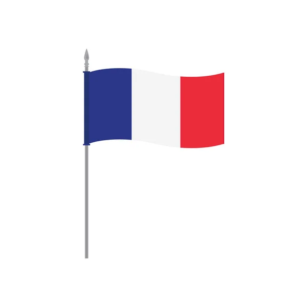 France drapeau vecteur — Image vectorielle