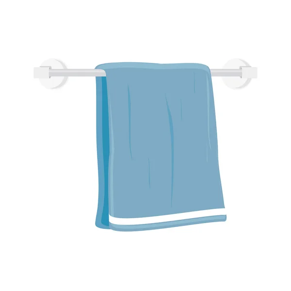 Bath towel vector — Stock Vector