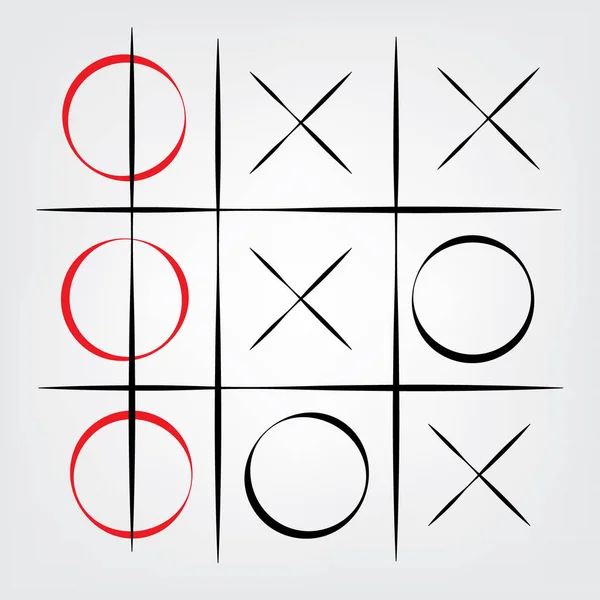 Tac Toe game — 스톡 사진