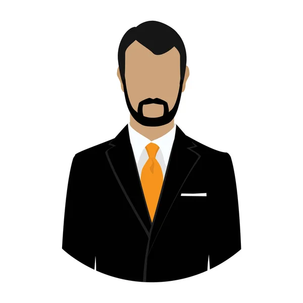 Businessman avatar vector — Stock Vector