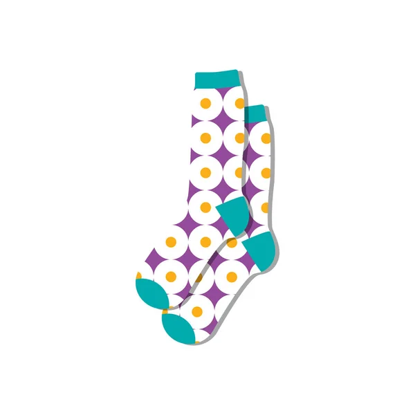 Socks pair vector — Stock Vector