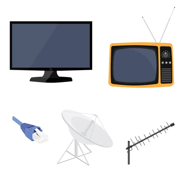 Vetor de tv set — Vetor de Stock