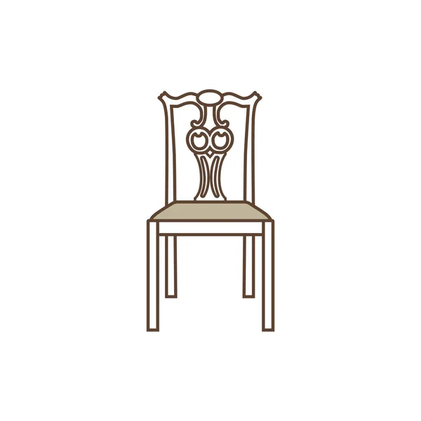 Vintage chair vector — Stock Vector