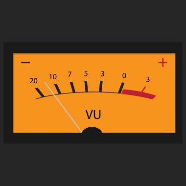 VU meter raster