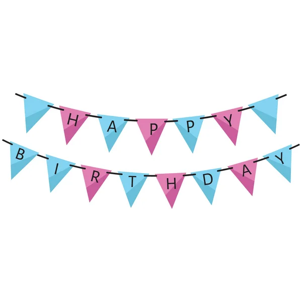 Bunting and garland set — Stock Photo, Image