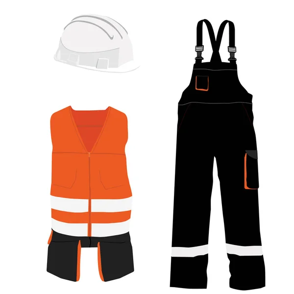 Conjunto de ropa de trabajo protectora —  Fotos de Stock