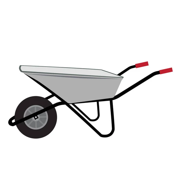 Wheelbarrow raster icon — Stock Photo, Image