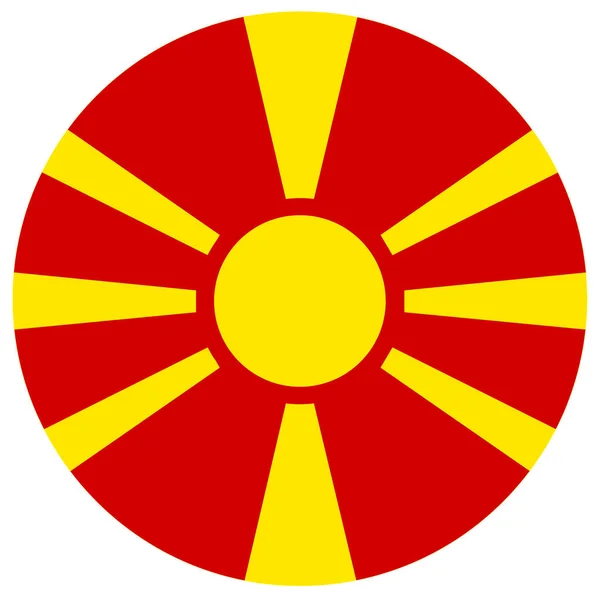 Bandiera della Macedonia — Foto Stock