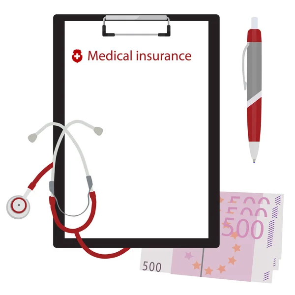 Conceito de seguro médico — Fotografia de Stock