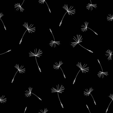 Karahindiba desen siyah