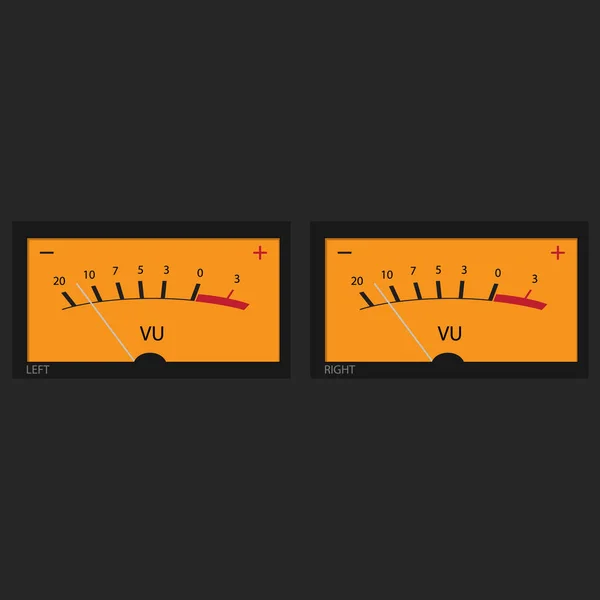 VU meter raster — 스톡 사진