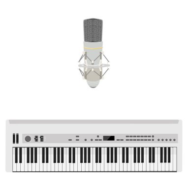 Mikrofon ve synthesizer