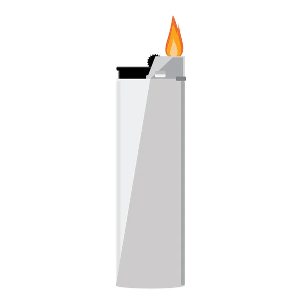 Grey pocket lighter — Stock Photo, Image