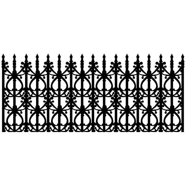 Wrought railing, fence — Stock Photo, Image
