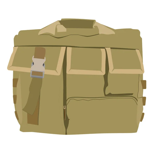 Askeri kamuflaj sırt çantası — Stok fotoğraf