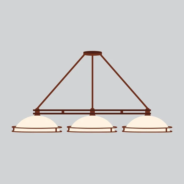 Pool-Lampe mit drei Schirmen — Stockfoto