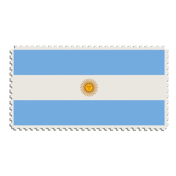 阿根廷国旗邮票 — 图库照片