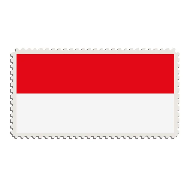 Indonesische vlag post — Stockfoto