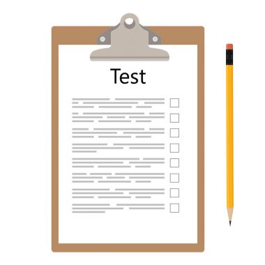 Test sınavı vektör
