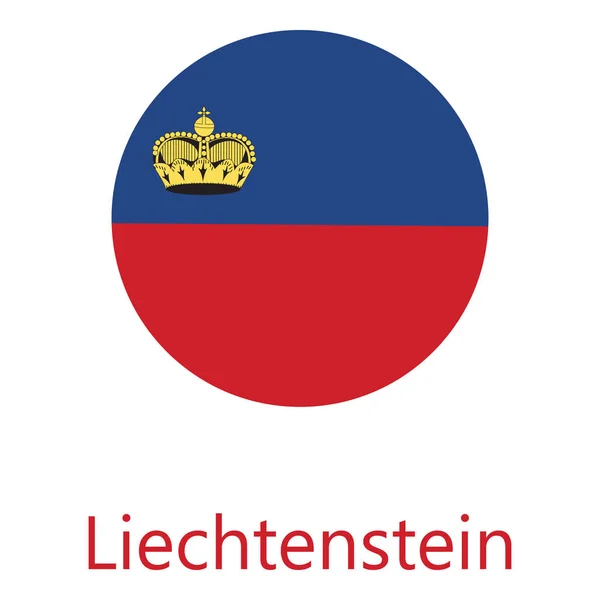 Liechtensteins flagga vektor — Stock vektor