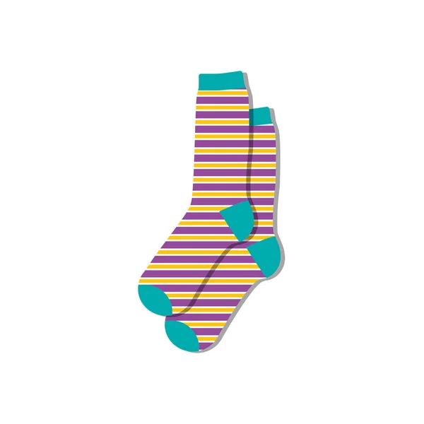 Socks pair vector — Stock Vector