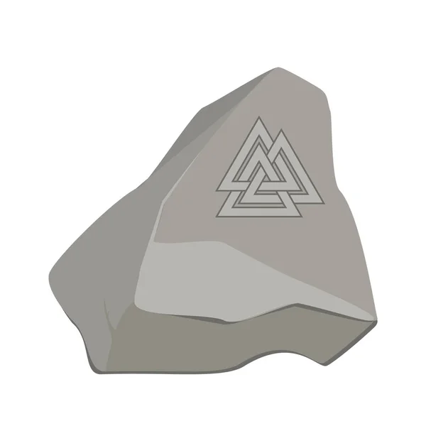 Valknut Symbolvektor — Stockvektor