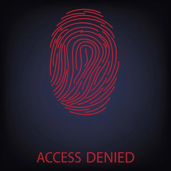 Access denied fingerprint