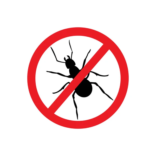 No ant sign — Stock Photo, Image