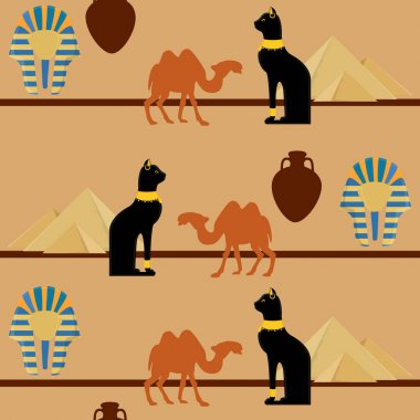 Mısır piramitleri desen