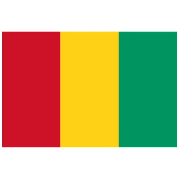 Guinee vlag raster — Stockfoto