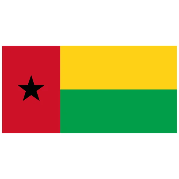 Guinea bissau zászló — Stock Fotó